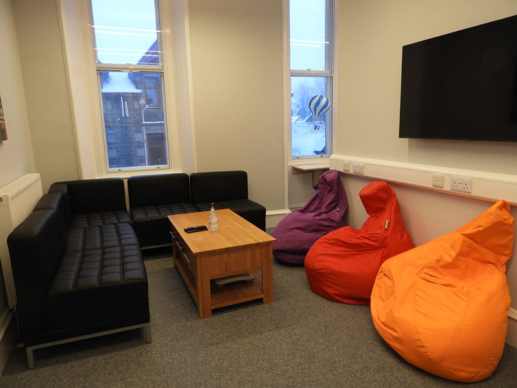 front meeting room and easy chairs 